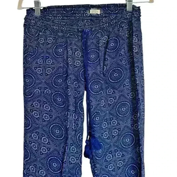 Roxy Sz Sm‎ Oceanside Pants Boho Beach Cruise Holiday Vacation - Picture 7 of 12